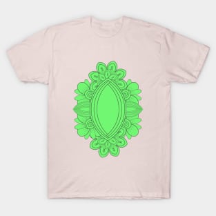 Abstract Doodle Flower T-Shirt